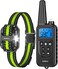 SLOPEHILL Dog Training Collar with Remote 4200FT Electric Shock CollarWaterproof ECollar with Beep Vibration Shock Flash Light and No Shock Mode Fit for 8140lbs Small Medium Large Dogs Green