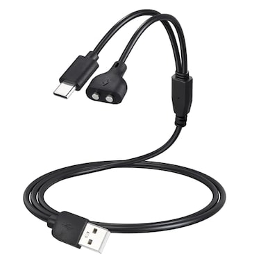weishan Dog Shock Collar Charger Cord for Jugbow DT61 Dog Training Collar 2in1 USB C and Magnetic Bark Collar Charging Cable for Dogs