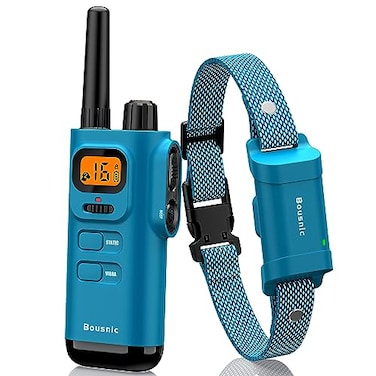 Bousnic Dog Shock Collar with Remote New Edition 4000FT Dog Training Collar for Large Medium Small Dogs 8120lbs Waterproof E Collar with Beep Vibration Safe Shock