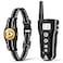 PATPET Dog Shock Collar Rechargeable Dog Training Collar with Remote for Medium Large Dogs 3 Training Modes BeepVibrationShock IPX7 Waterproof 1000Ft Electric Dog Collar Black