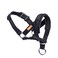 wintchuk Dog Head Collar Fabric Padded Head Collar for Dogs to Prevent Pulling Adjustable Dog Head Harness LBlack