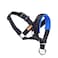 wintchuk Dog Head Collar Fabric Padded Head Collar for Dogs to Prevent Pulling Adjustable Dog Head Harness MBlue