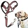 BARKLESS Muzzle Leash for Heavy Pullers No Pull Stylish Head Halter for Large Aggressive Dogs Gentle Dog Face Harness Stops Pet Pulling and Choking on Walks Adjustable Head Collar