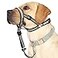 BARKLESS Reflective Head Collar No Pull Collar for Large Dogs AntiPull Muzzle Leash for Large Sized Breed Adjustable Soft Dog Halter Nose Leash for Easy Control on Walks
