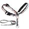 BARKLESS Dog Head Collar AntiPulling Printed Head Halter with Leash Gentle Snout Harness with Adjustable Clip for Small Medium and Large Dogs Leash Training