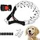 Supet Prong Collar for Dogs Adjustable Dog Choke Collar Adjustable Dog Pinch Collar with Quick Release Buckle for Small Medium Large DogsPacked with One Extra Links