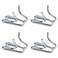 JIPIMON Dog Collar Extra Links Designed for Training Collars 4 Pack Steel Chrome Plated Dog Training Collar Links 320mm Silver
