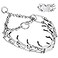 Safiman Prong Collar for Dogs Dog Training Collar Adjustable Size Dog Pinch No Pull Collar with Quick Release Buckle for Small Medium Large Dogswith Extra Links S1418 Neck 225mm