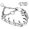 Safiman Prong Collar for Dogs Dog Training Collar Adjustable Size Dog Pinch No Pull Collar with Quick Release Buckle for Small Medium Large Dogswith Extra Links S1418 Neck 225mm