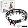 Supet Dog Prong Collar Dog Choke Collar Adjustable Dog Pinch Collar with Quick Release BuckleNylon Cover for Small Medium Large Dogs