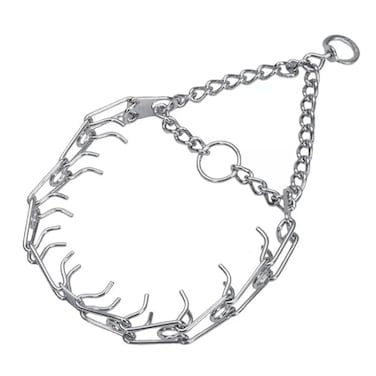 Herm Sprenger UltraPlus Prong Dog Training Collar Chrome 325 mm x 20 Neck Size 22 Chain Length