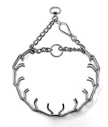Herm Sprenger Prong Dog Training Collar with Quick Release UltraPlus Chrome Plated Steel Pet Pinch Collar for Dogs Anti Pull Training Collar 3mm x 2122in Medium