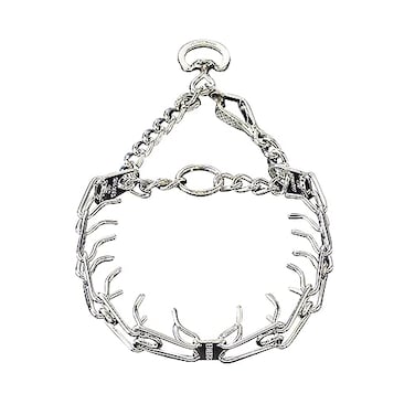 Herm Sprenger Chrome Plated Steel Training Prong Collar with Quick Release Snap for Dogs 2122 in x 3mm Neck Size UP to 18 inches