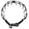 Herm Sprenger Black Stainless Steel Prong Collar with Buckle for Dogs 32mm Large