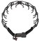 Herm Sprenger Black Stainless Steel Prong Collar with Buckle for Dogs 32mm Large
