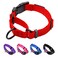 LUCKYDC Martingale Collar for Training Dogs Adjustable Reflective Collars with BuckleUSA Flag NO PullPrevents Slipping Out for Medium Large XL Dogs Helps with Strong pullers L red