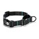Wolfgang ManBeast Wolfgang Heavy Duty Martingale Dog Collar with Quick Release Nylon Buckle for Walking Training NightOwl Print Extra Large