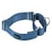 Mikivery Martingale Dog Collar Nylon Adjustable and Safety Training Colourful Comfortable Metal Buckle Pet Collars for Small Medium and Large DogsHazeL