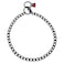 Herm Sprenger Black Stainless Steel Choke Dog Training Collar NoPull Slip Chain for Small Medium Large Dogs for Easy Control Show Chain Collar Made in Germany 25mm 22in 55cm