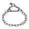 Herm Sprenger Black Stainless Steel Fur Saver Dog Collar Medium Link Professional Training Collar Assembly Chain Correction Slip Chain Made in Germany 18 inches 45 cm