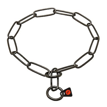 Herm Sprenger Fursaver Black Stainless Steel 20 Choke Collar One Size
