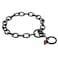 Dogline Herm Sprenger Black Stainless Steel Short Link Fur Saver Dog Training Collar NoPull Slip Chain for Small Medium Large Dogs for Easy Control Made in Germany
