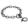 Dogline Herm Sprenger Black Stainless Steel Short Link Fur Saver Dog Training Collar NoPull Slip Chain for Small Medium Large Dogs for Easy Control Made in Germany