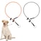 FURSDOLY 18 Dog Slip Collar 532 Paracord Rope Dog Collar with SpringLoaded Stopper Stainless Steel ORing Reflective for LowLight Visibility Army Green Orange