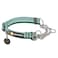 Ruffwear Chain Reaction Dog Collar Adjustable Reflective Martingale EscapeProof Collar with Stainless Steel Chain Professional Training Control River Rock Green 1420