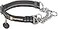 Ruffwear Chain Reaction Dog Collar Adjustable Reflective Martingale EscapeProof Collar with Stainless Steel Chain Professional Training Control Basalt Gray 1420