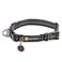 Ruffwear Web Reaction Dog Collar EscapeProof Security Buckle Adjustable AntiSlip Martingale Collar with Durable Nylon Tubelok Webbing Silent ID Attachment Basalt Gray 2326