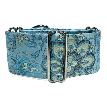 SGang Extra Soft Martingale Dog Collar for Greyhound Saluki Whippet and Other Breeds with Similar Neck 2 Wide 1114 Matching Leash Available