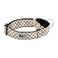 RC Pet Products RC Pets 112 Inch All Webbing Martingale Training Dog Collar Medium Tan Tartan
