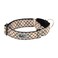 RC Pet Products RC Pets 112 Inch All Webbing Martingale Training Dog Collar Medium Tan Tartan