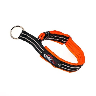 ComfortFlex Premium Padded Martingale Dog Collar Reflective Waterproof SlipOn Limited Slip Collar for Gentle Control Escape Prevention Medium Hunter Orange