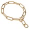 Herm Sprenger Curogan Long Link Fur Saver Chain Collar 2223 Inch 30 mm