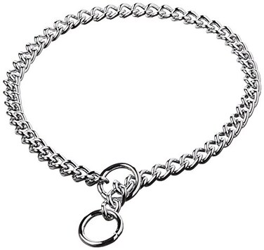 Herm Sprenger Dog Chain Training Collar 28 x 400 mm Slip Chain for Large Dogs for Easy Control Made in Germany