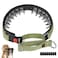 Mayerzon No Pull Dog Collar Patented Martingale Collar for Small Medium Large Dogs with Buckle and Heavy Duty Nylon for Walking Training Hunting Safe and Easy to UseM Green