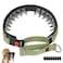 Mayerzon No Pull Dog Collar Patented Martingale Collar for Small Medium Large Dogs with Buckle and Heavy Duty Nylon for Walking Training Hunting Safe and Easy to UseM Green