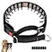 Mayerzon Dog Collar Patented Martingale No Pull Collar for Small Medium Large Dogs with Buckle for Walking Training Hidden Design Black Small25mm115145 Neck