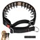 Mayerzon Dog Collar Patented Martingale No Pull Collar for Small Medium Large Dogs with Buckle for Walking Training Hidden Design Black Small25mm115145 Neck