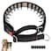 Mayerzon Dog Collar Patented Martingale No Pull Collar for Small Medium Large Dogs with Buckle for Walking Training Hidden Design Black Medium25mm145185 Neck