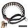 Mayerzon Martingale Collar for Dogs No Pull Dog Collar with Reflective Strip for Small Medium Large Dogs Anti Pulling Dog Collar with Buckle for Walking Training Safe for Night WalkBlack S