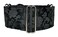 SightHound Gang Extra Soft Martingale Dog Collar for Greyhound Saluki Whippet and Other Breeds with Similar Neck 2ft Wide Black L 14ft 18ft