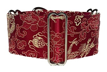 SightHound Gang Extra Soft Martingale Dog Collar for Greyhound Saluki Whippet and Other Breeds with Similar Neck 2 Wide M 1114