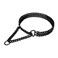 KINGOLDOGS Black Dog Chain Collar Stainless Steel Adjustable Chew Proof Double Row Cuban Link Walking Collar for Large Small Medium Dogs