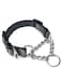 Mighty Paw Martingale Dog Collar 20 Trainer Approved Limited Slip Collar with Stainless Steel Chain Heavy Duty Buckle Modified Cinch Collar for Gentle Effective Pet Training Medium Grey