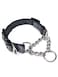 Mighty Paw Martingale Dog Collar 20 Trainer Approved Limited Slip Collar with Stainless Steel Chain Heavy Duty Buckle Modified Cinch Collar for Gentle Effective Pet Training Medium Grey