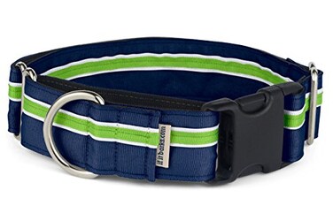 If It Barks 15 Martingale Collar for Dogs Quick Snap Release Buckle Adjustable Nylon Strong and Comfy Ideal for Training Made in USA Large Finley