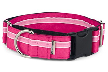 If It Barks 15 Martingale Collar for Dogs Quick Snap Release Buckle Adjustable Nylon Strong and Comfy Ideal for Training Made in USA Small Bubble Gum